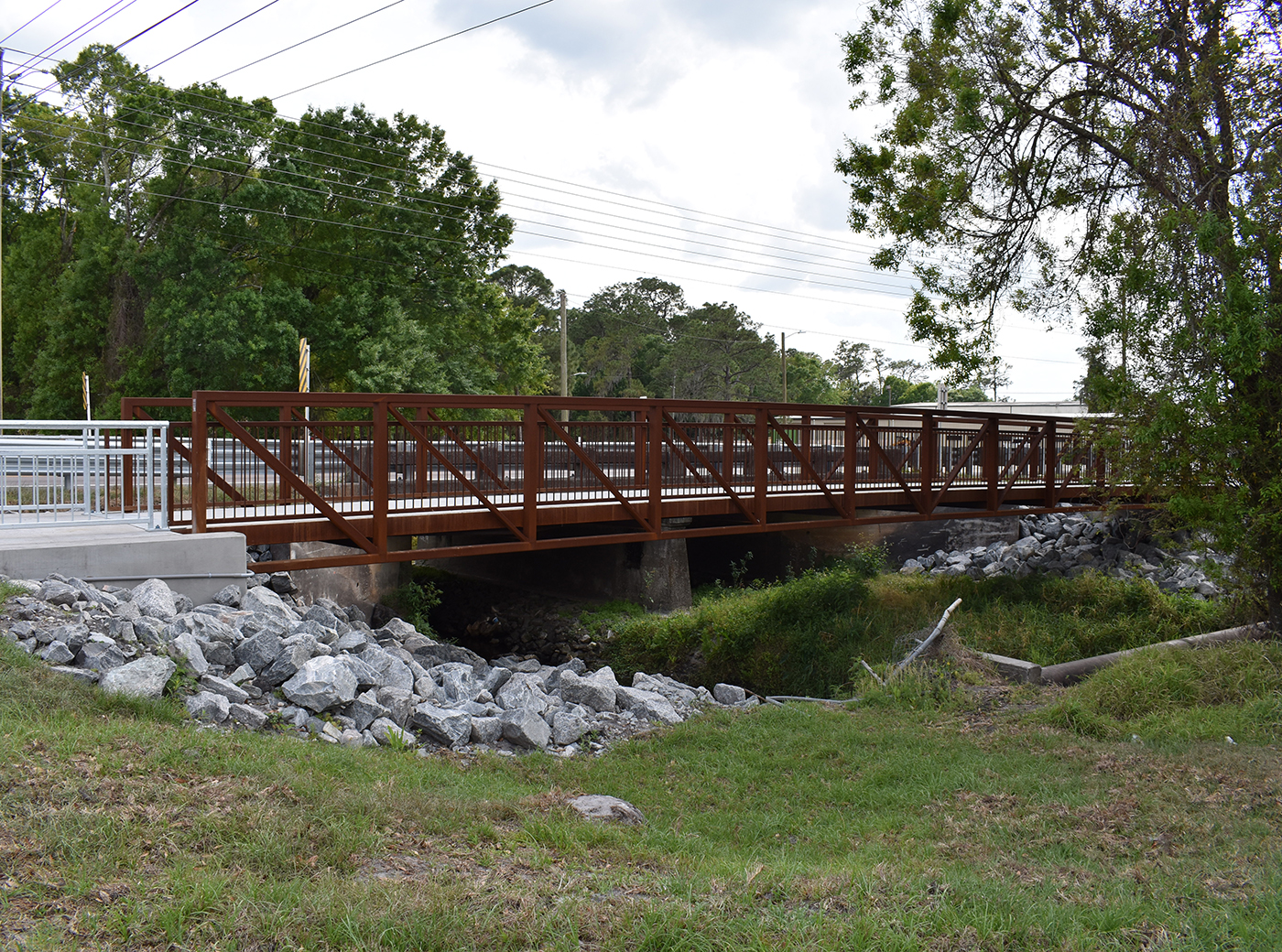 Legacy Trail over Laurel Road Pedestrain Overpass