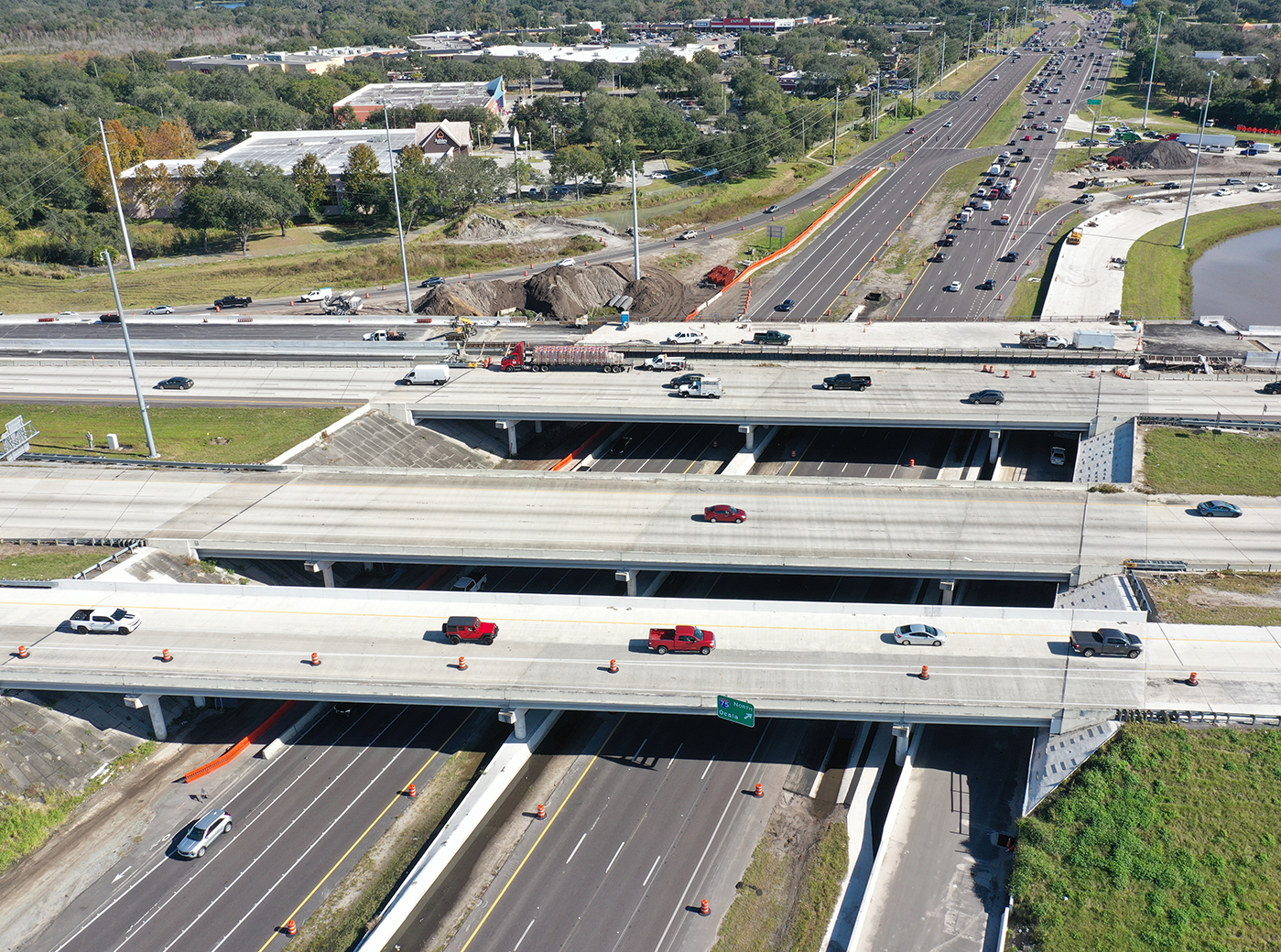 Legacy Trail over Laurel Road Pedestrain Overpass