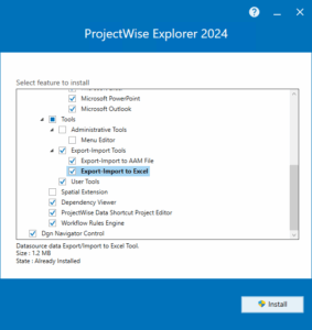 ProjectWise Explorer Installation and Configuration 1 10. ProjectWise image