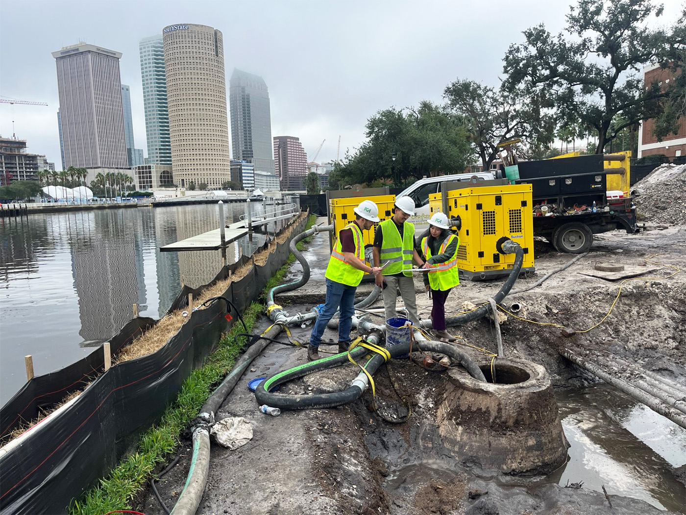 Civil Site Photo Update PGA Civil Site engineers on a project site