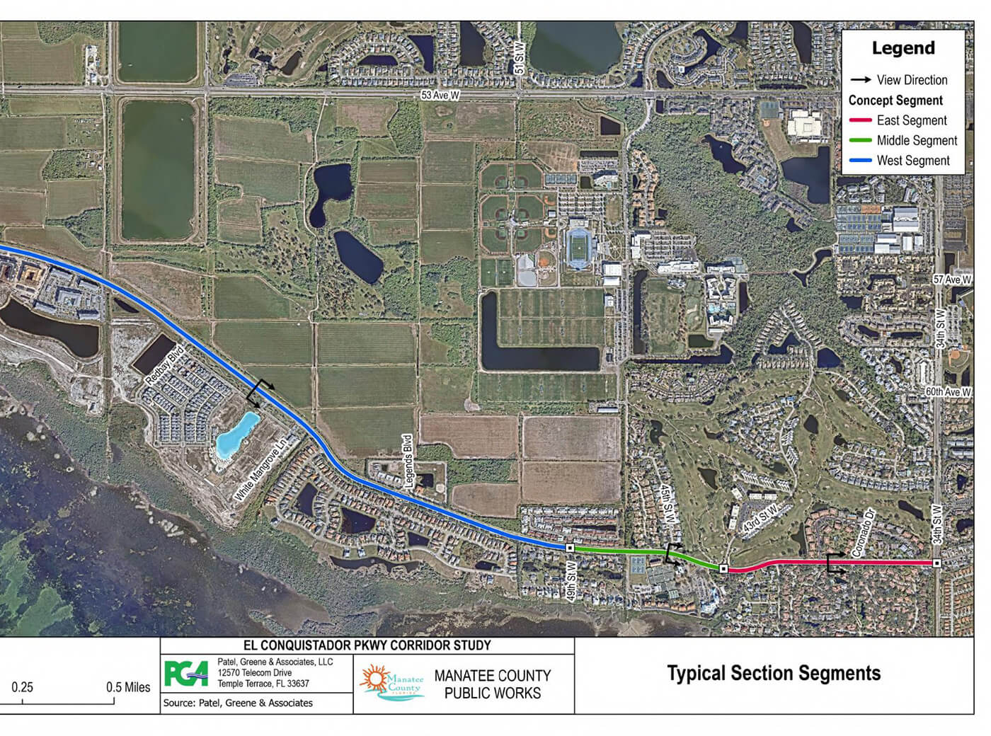 Caption - Legacy Trail over Laurel Road Pedestrian Overpass